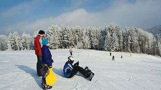 Skifahren am Steinberglift